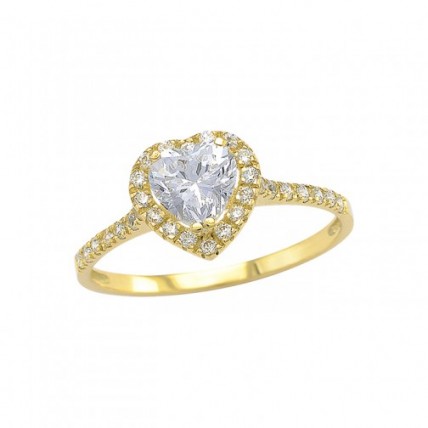 Δαχτυλίδι Χρυσό 14K (RI450 - SR103)